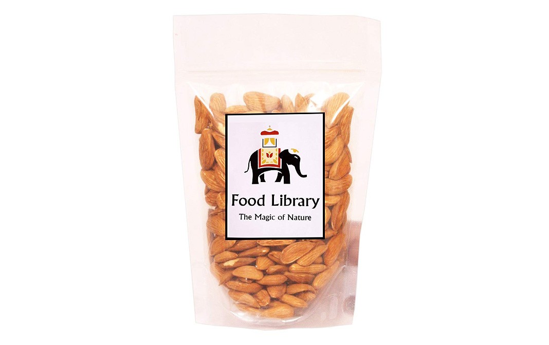 Food Library Almond (Mamra Badam)   Pack  200 grams